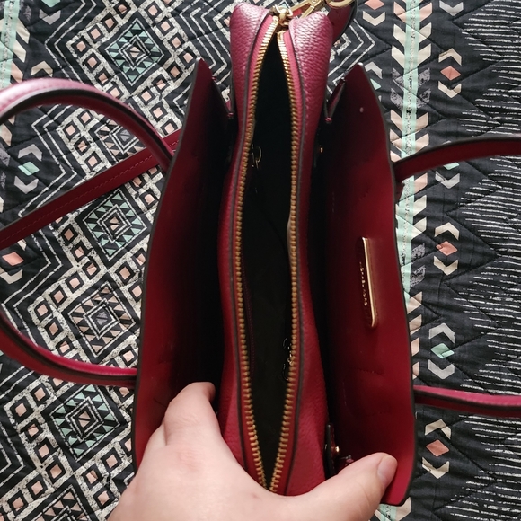 Medium Michael Kors Mercer Satchel (Mulberry) - Picture 2 of 8